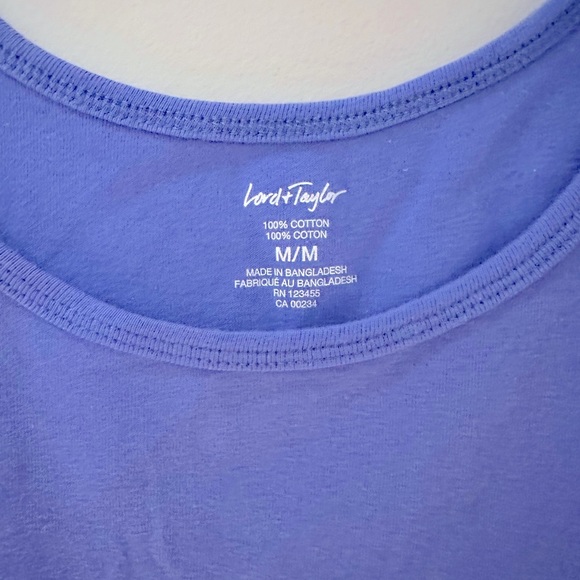 Lord & Taylor Cotton Tank Top - Picture 3 of 4
